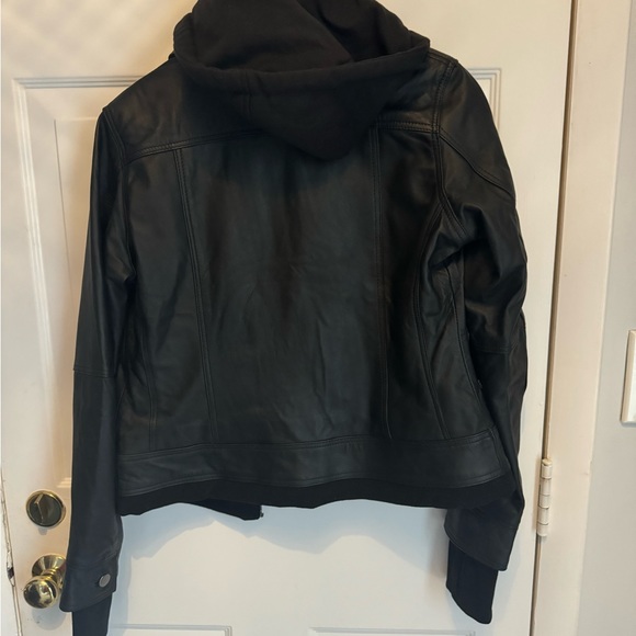 Black leather jacket Medium - Picture 4 of 5